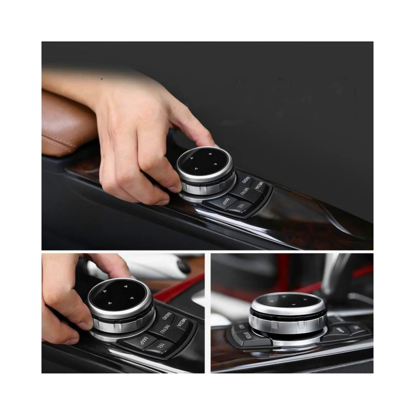 Capac buton iDrive BMW 7 butoane – Seria 1 3 5 X1 Controler Multimedia