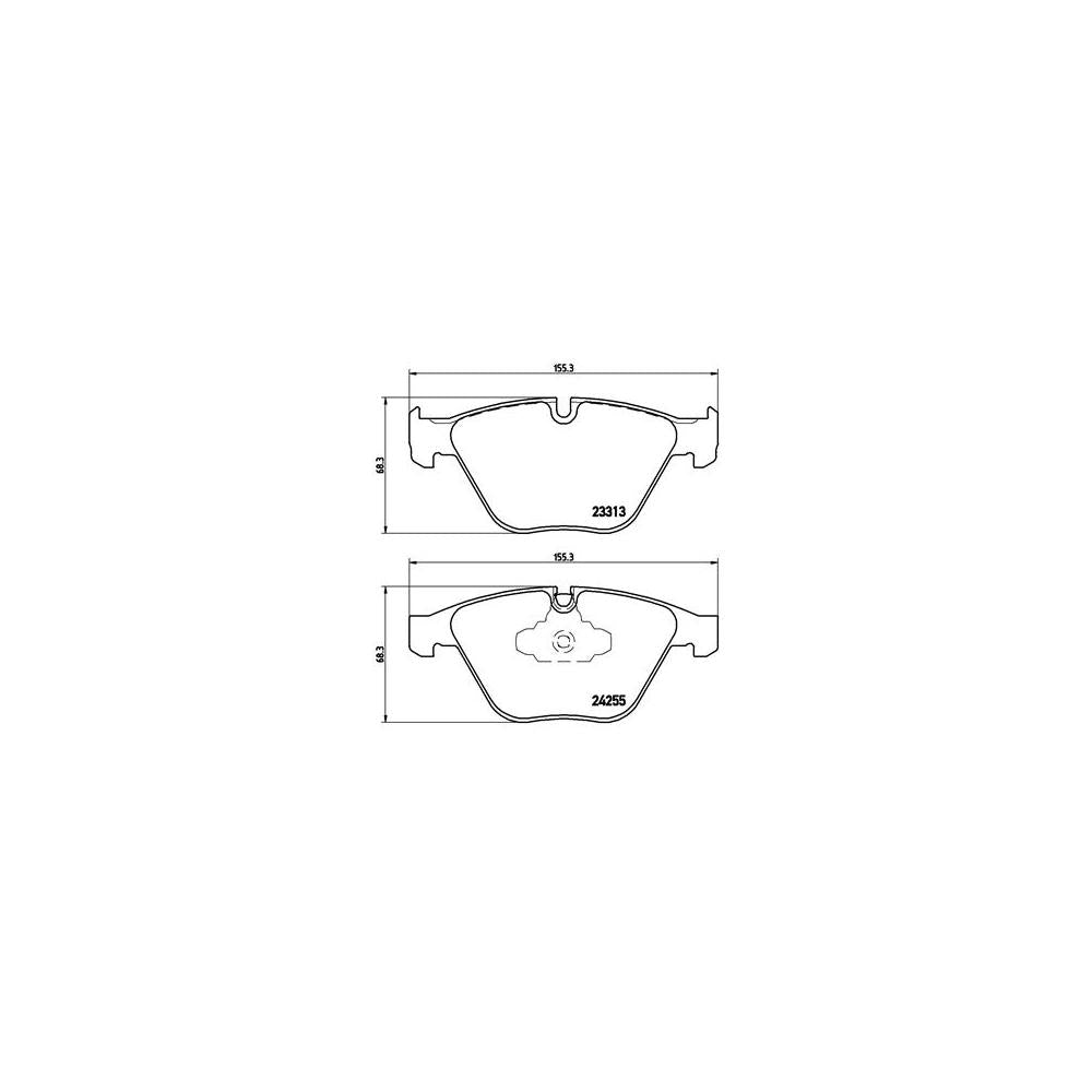 Set placute frana Brembo P 06 055