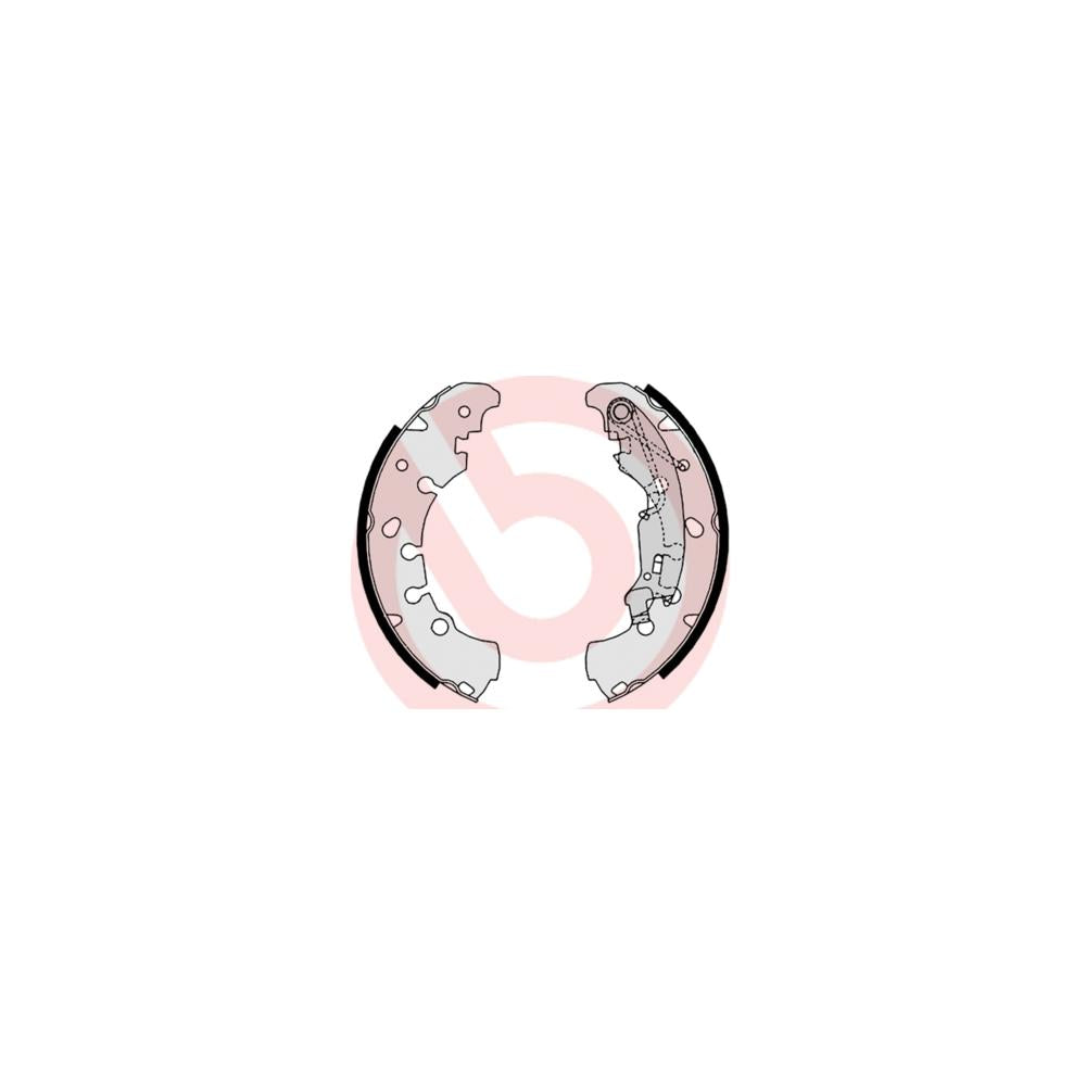 Set saboti frana mana Brembo S 23 530