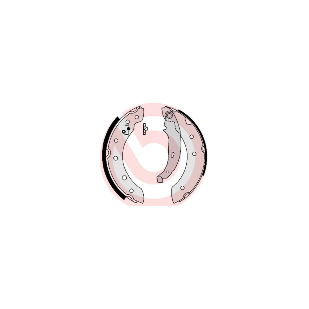 Set saboti frana echipare trw 203X38 Brembo S 61 520