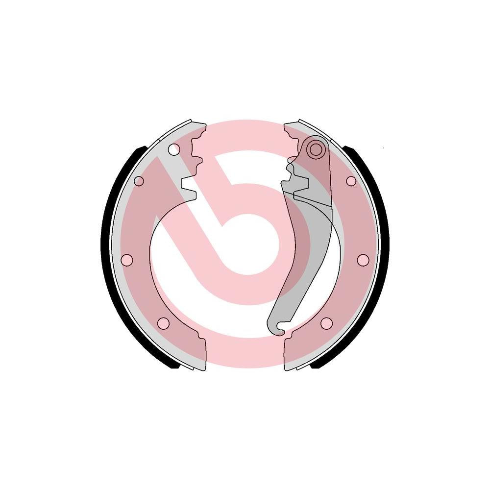 Set saboti frana Brembo S A6 509