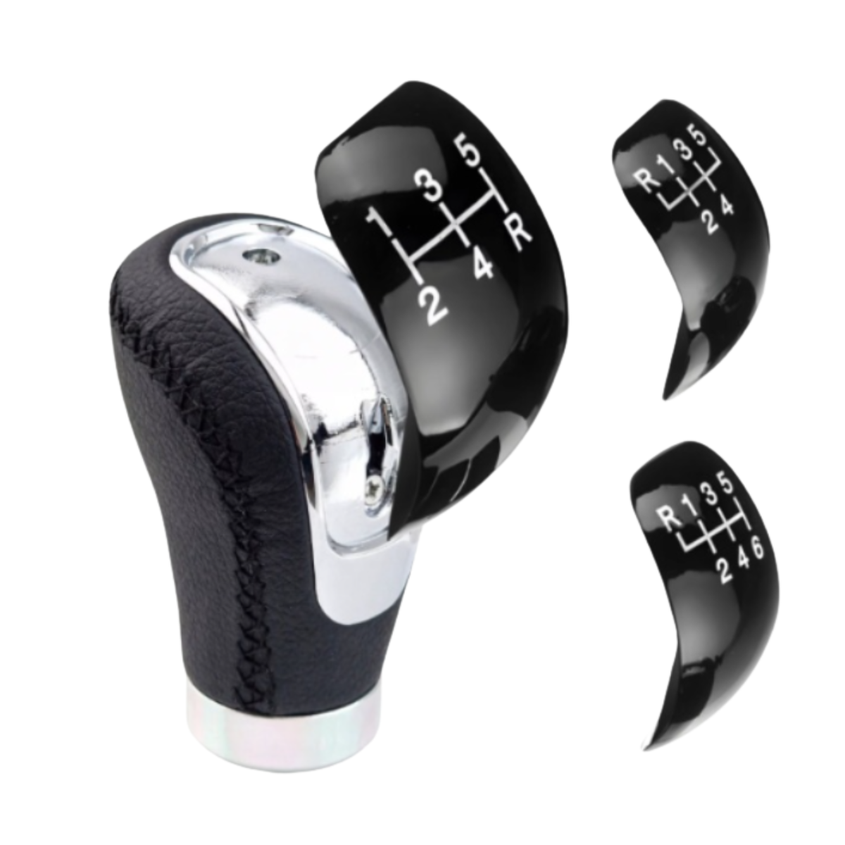 Nuca schimbator viteze universala piele perforata 5 6 trepte