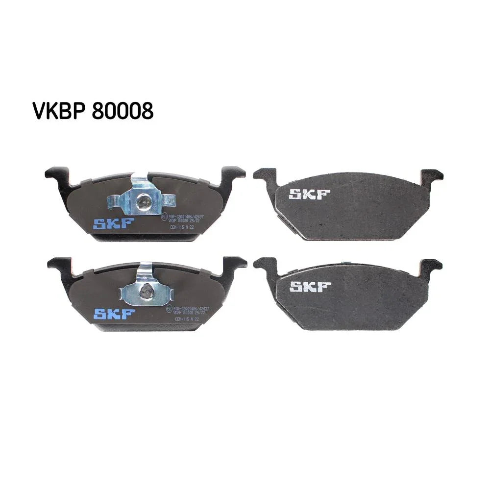 Set placute frana fata SKF VKBP 80008