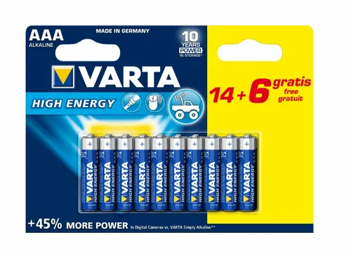Baterie Varta LongLife Power AAA Blister 20 (14+6) 4903121492