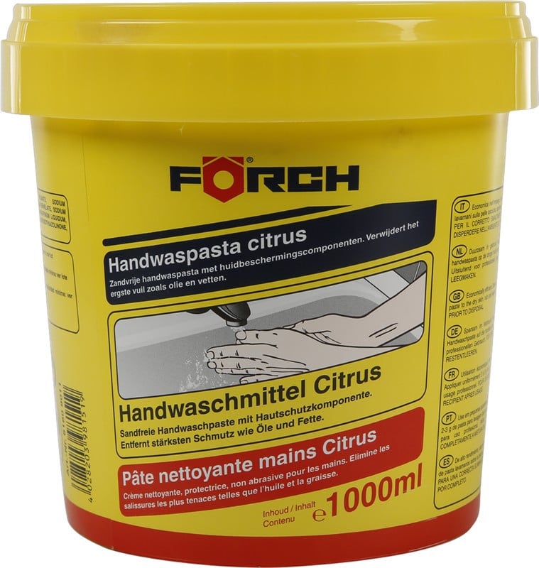 Pastă de mâini cu aromă de citrice CITRUS, 1000 ml Förch 61809011