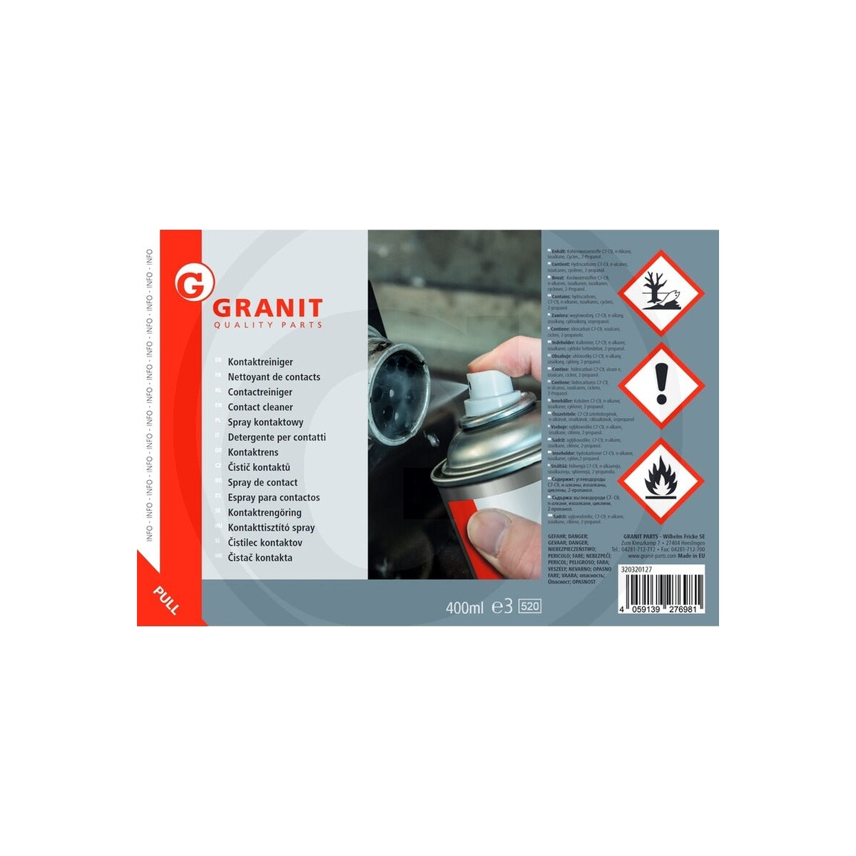 Agent curatare contact 400ml GRANIT 320320127 – imagine 2