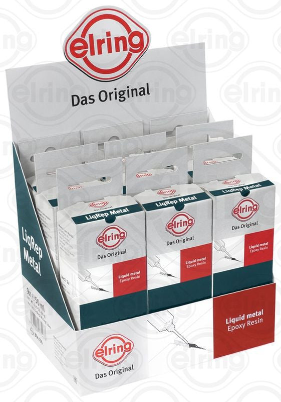 Adeziv EPOXY LiqRep Metal - Compusul metalic lichid bicomponent pe baza de rasina epoxidica Elring B54100 – imagine 2