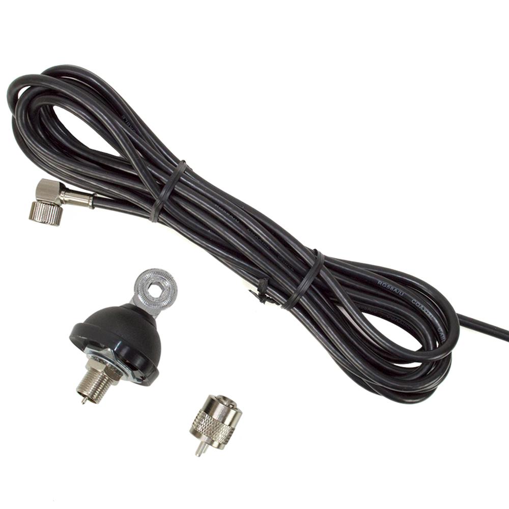 Antena cb Pni S75 cu fluture, cu montura, cablu si mufa pl PNI-S75CAB