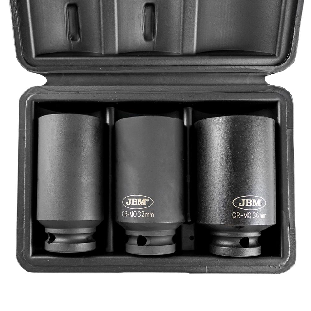 Set de 3 tubulare xzn de 1/2INCH de impact Jbm 52694