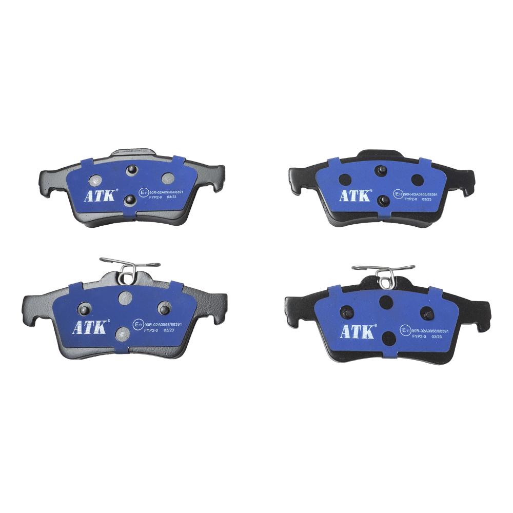 Set placute frana spate ATK Autotechnik ATK 08.01.015