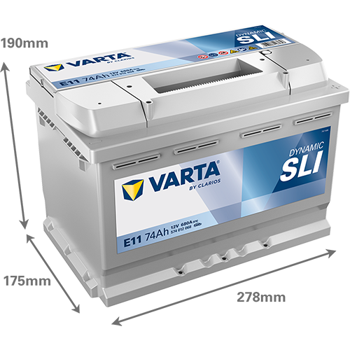 Acumulator Varta Blue Dynamic 74 Ah 574012068K262 – imagine 2