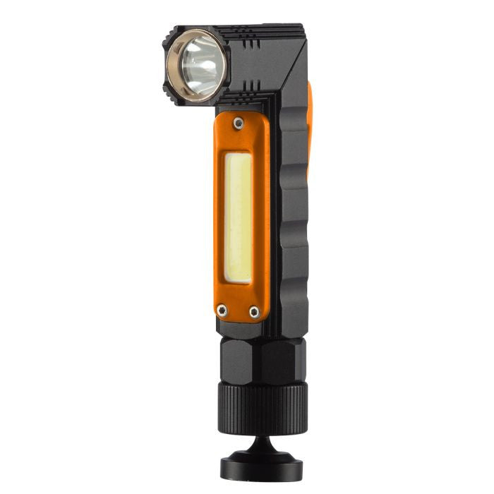 Lanterna reincarcabila USB, 3.7V Li-Ion, 300 lm 2 in 1 CREE XPE + COB, LED Neo Tools 99034 – imagine 2