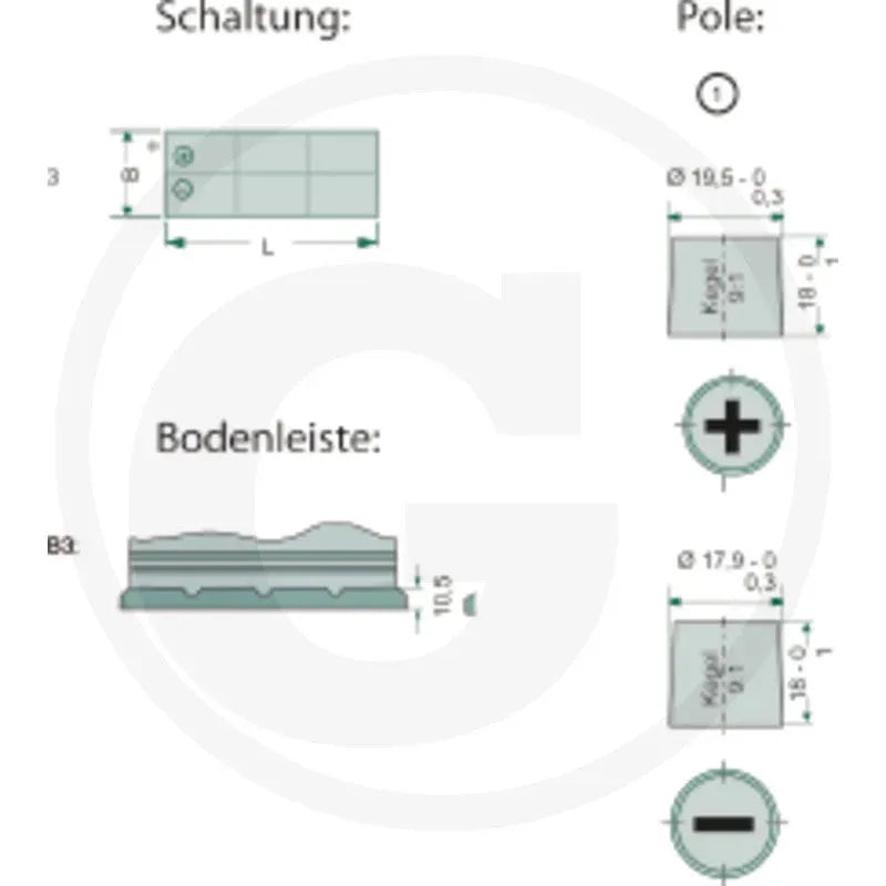 Baterie 12 V / 110 Ah