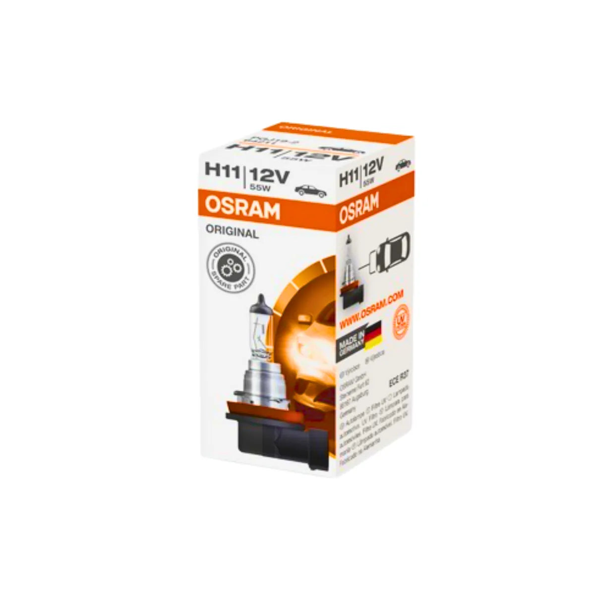 Bec 12v h11 55 w original osram 64211