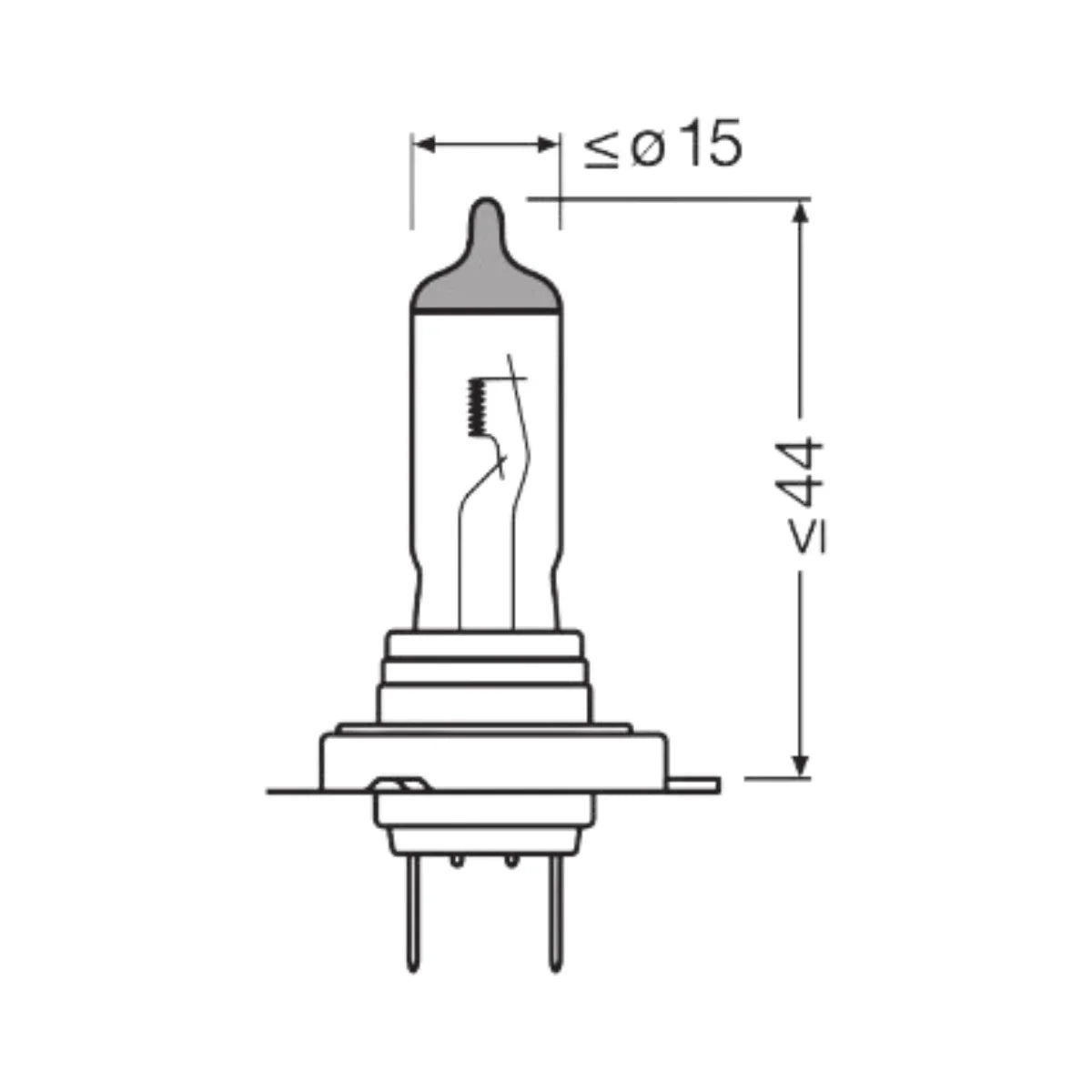 Bec 12v h7 55 w Cool Blue Intense Nextgen 64210CBN