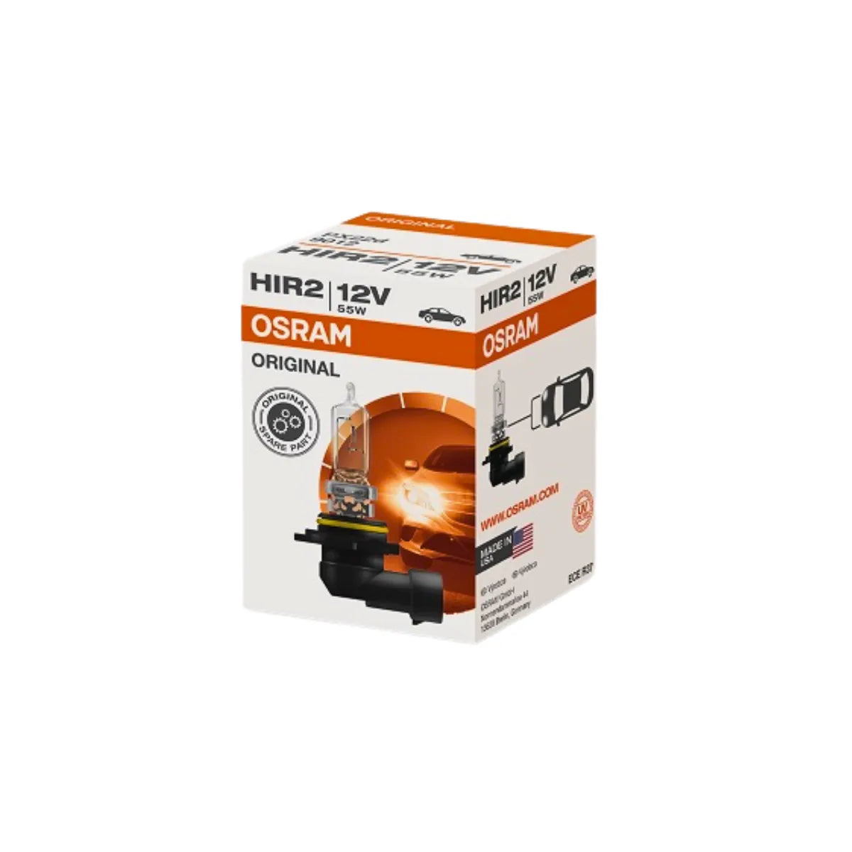 Bec 12v hir2 px22d 55w original osram 9012