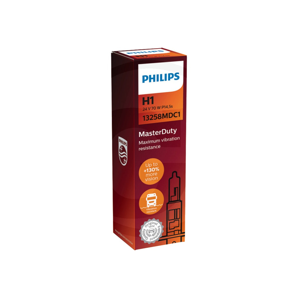 Bec halogen H1 compatibil Linde PHILIPS 44713258MDC1 – imagine 2