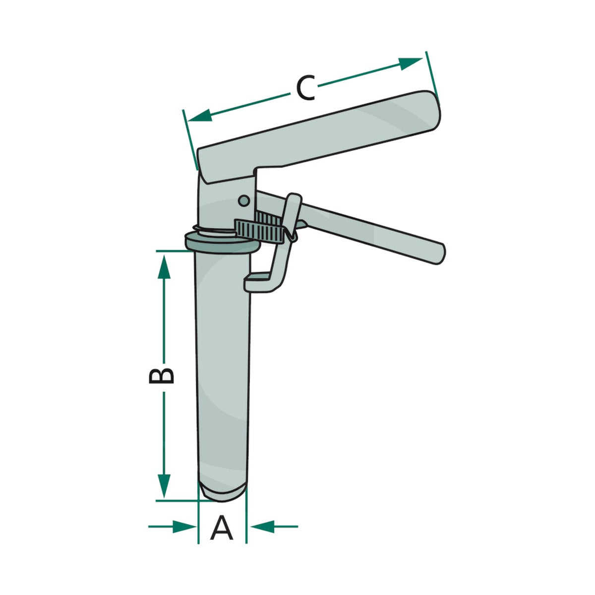 Schita dimensiuni Bolt de cuplaj Inchizatoare basculanta compatibil Fendt GRANIT 20013119