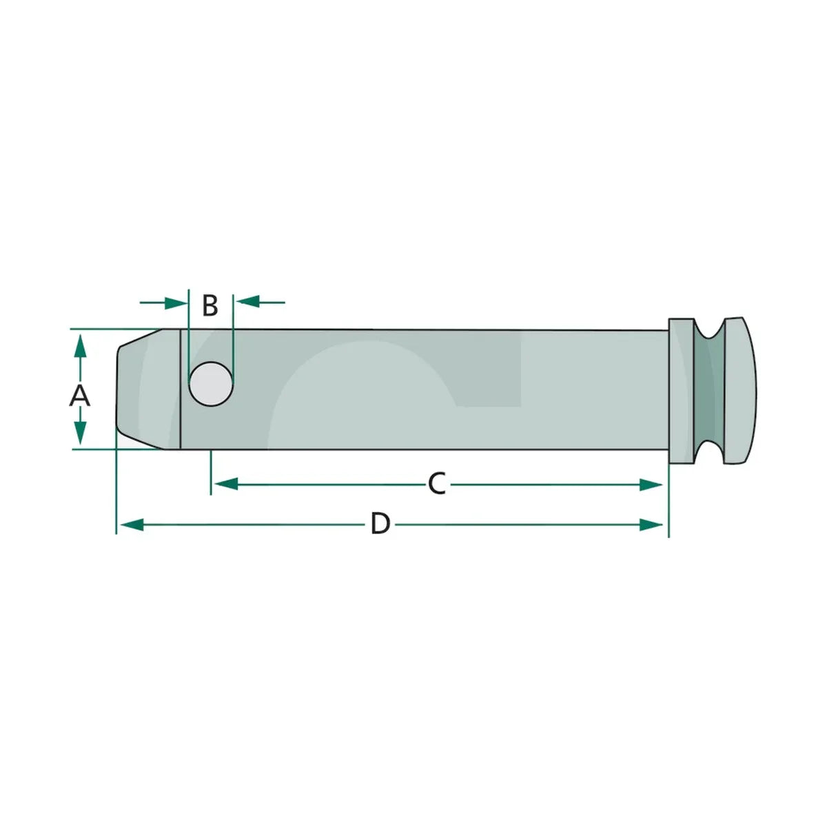 Schita dimensiuni Bolt tirant central categoria 2 GRANIT 20012867