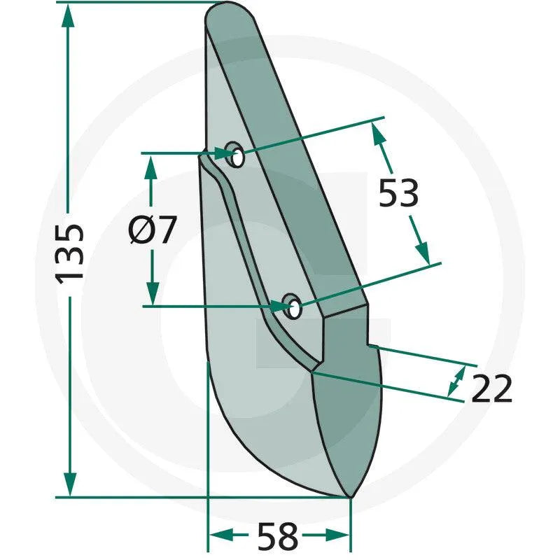 Brazdar pentru semanatoare în rânduri