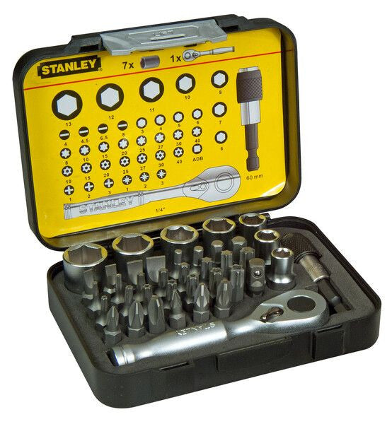 Set 40 piese 1/4” de insurubat Stanley 13043323