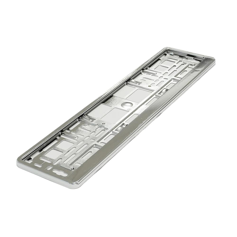 Suport numar inmatriculare Mega Drive metalizat silver 1 buc 45180