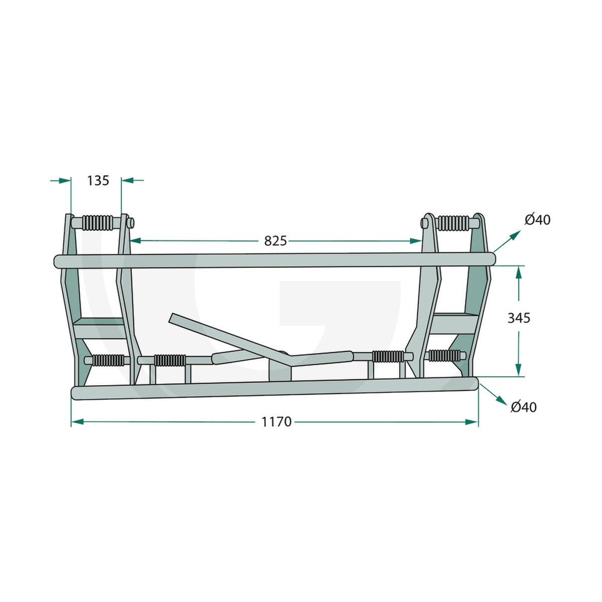 Schita dimensiuni Cadru cu schimbare rapida GRANIT 77875547