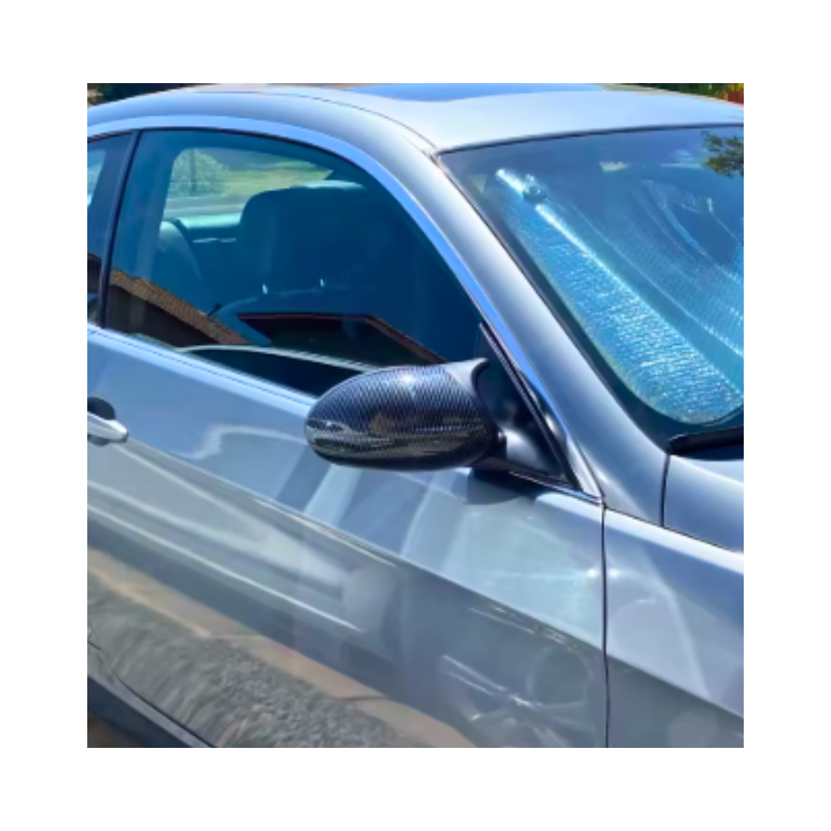 Set 2 capace oglinda carbon tip Batman BMW seria 3 E90 E91 E92 E93 NFL