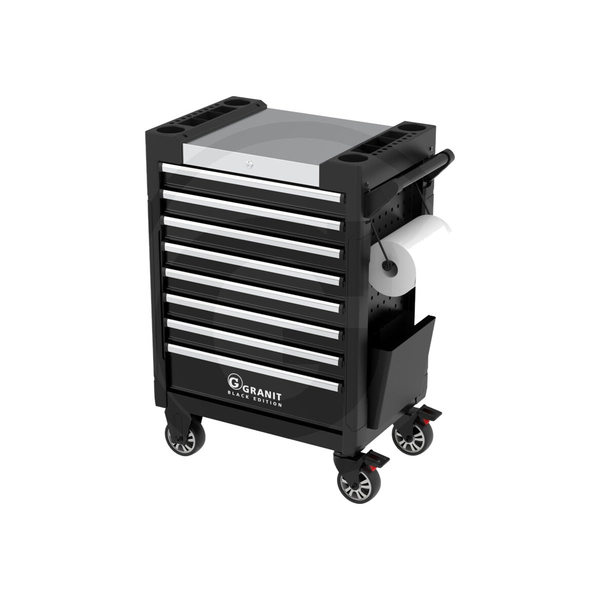 Carucior de atelier Dynamic, echipat, 197 buc 195 piese GRANIT BLACK EDITION 7301021 – imagine 2