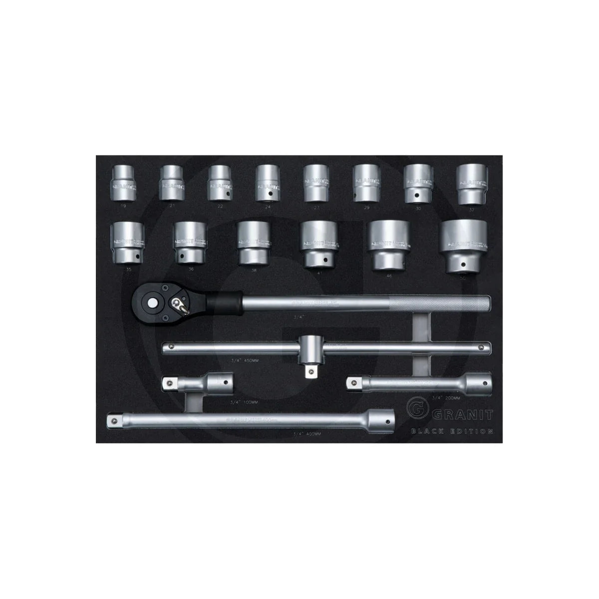 Carucior de atelier Performance, 216 buc Echipat, 214 piese GRANIT BLACK EDITION 7301023 – imagine 4