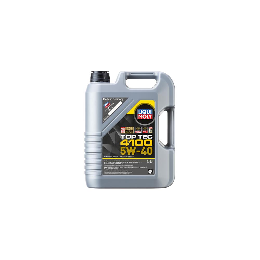 Liqui Moly top tec 4100 5W-40- api sn/cf; acea A3/B4/C3 (3700)- 5L 9511