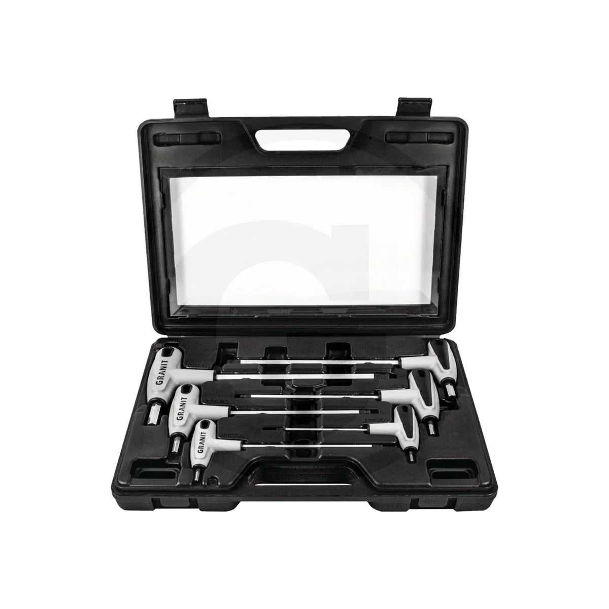 Cheie hexagonala cu maner in T, fanta hexagonala, 6 buc Locas hexagonal GRANIT BLACK EDITION 7301654