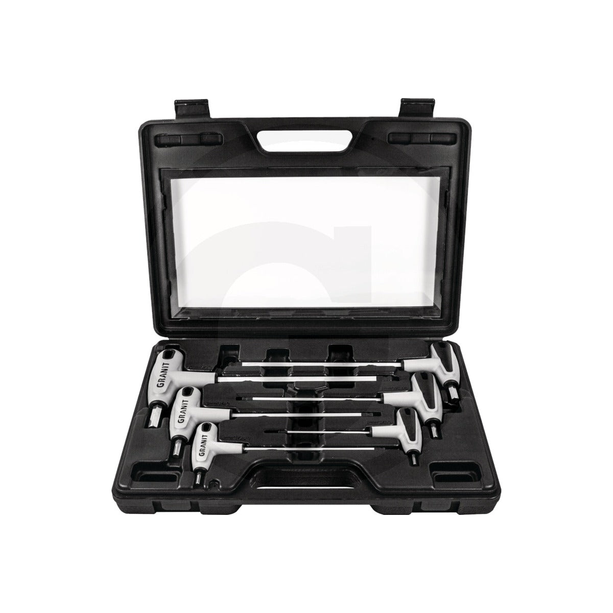 Cheie hexagonala cu maner in T, fanta hexagonala, 6 buc Locas hexagonal GRANIT BLACK EDITION 7301654