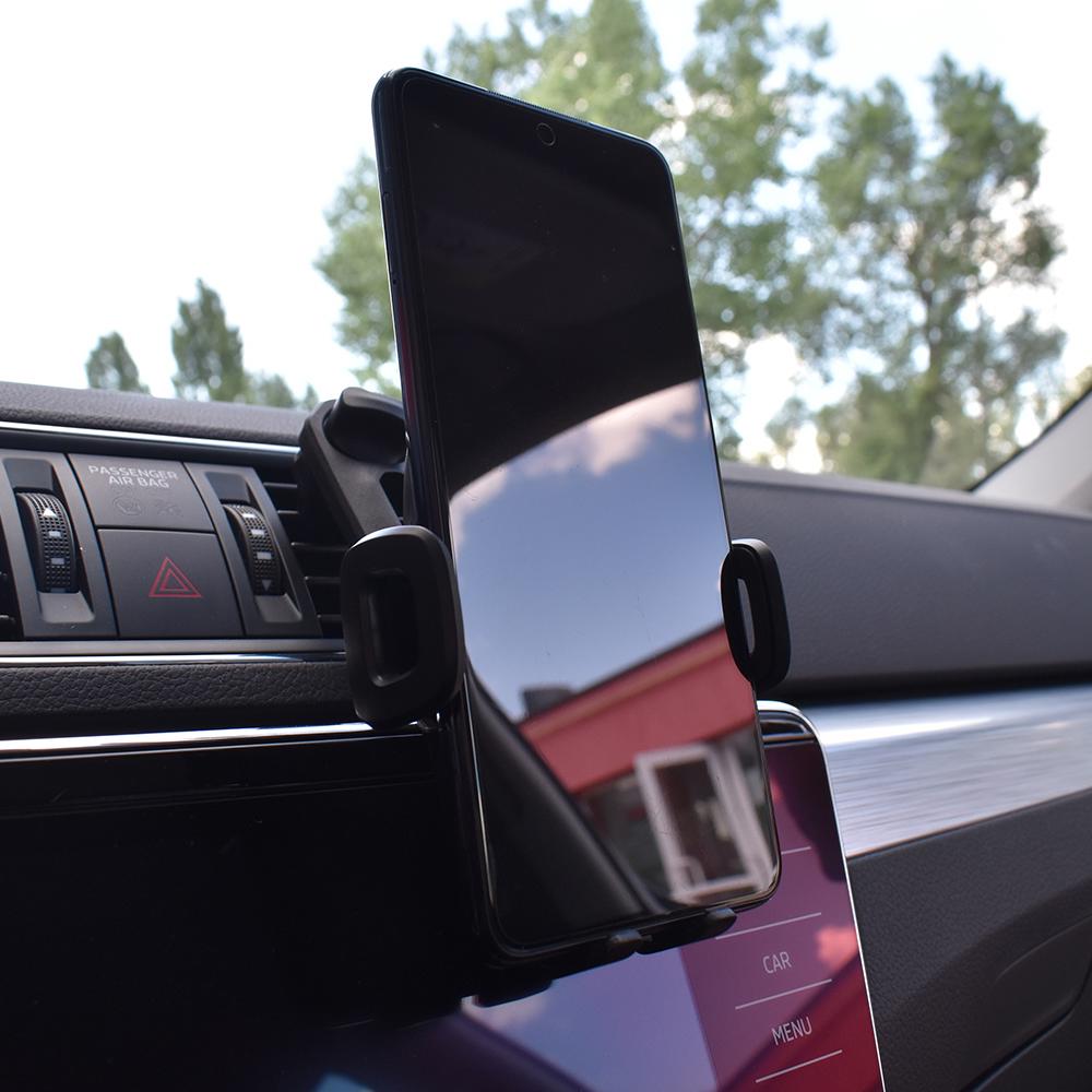 Suport telefon auto extensibil 55-105MM cu prindere in grila de ventilatie Mega Drive 02806