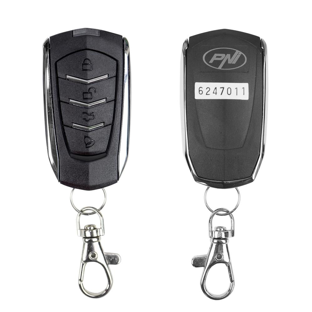 Alarma auto cu 2 telecomenzi si modul inchidere centralizata (fara actuatori)(include taxa de timbru verde) PNI PNI-OV288