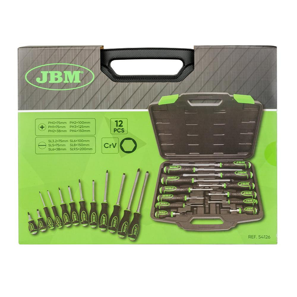 Set 12 surubelnite cu varf magnetic JBM 54126 – imagine 5