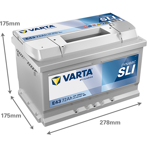 Acumulator Varta SLI Dynamic 72 Ah 572409068K262 – imagine 2