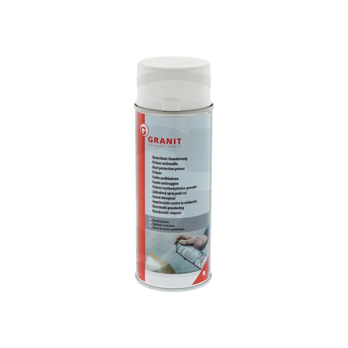 Deruginol alb, 400ml baza rasina, anticoroziv GRANIT 320320080