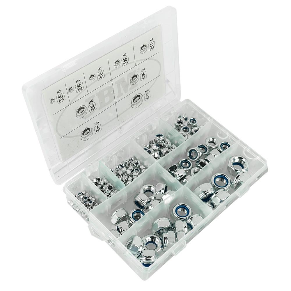 Set piulite autoblocante 228 piese Jbm 52029