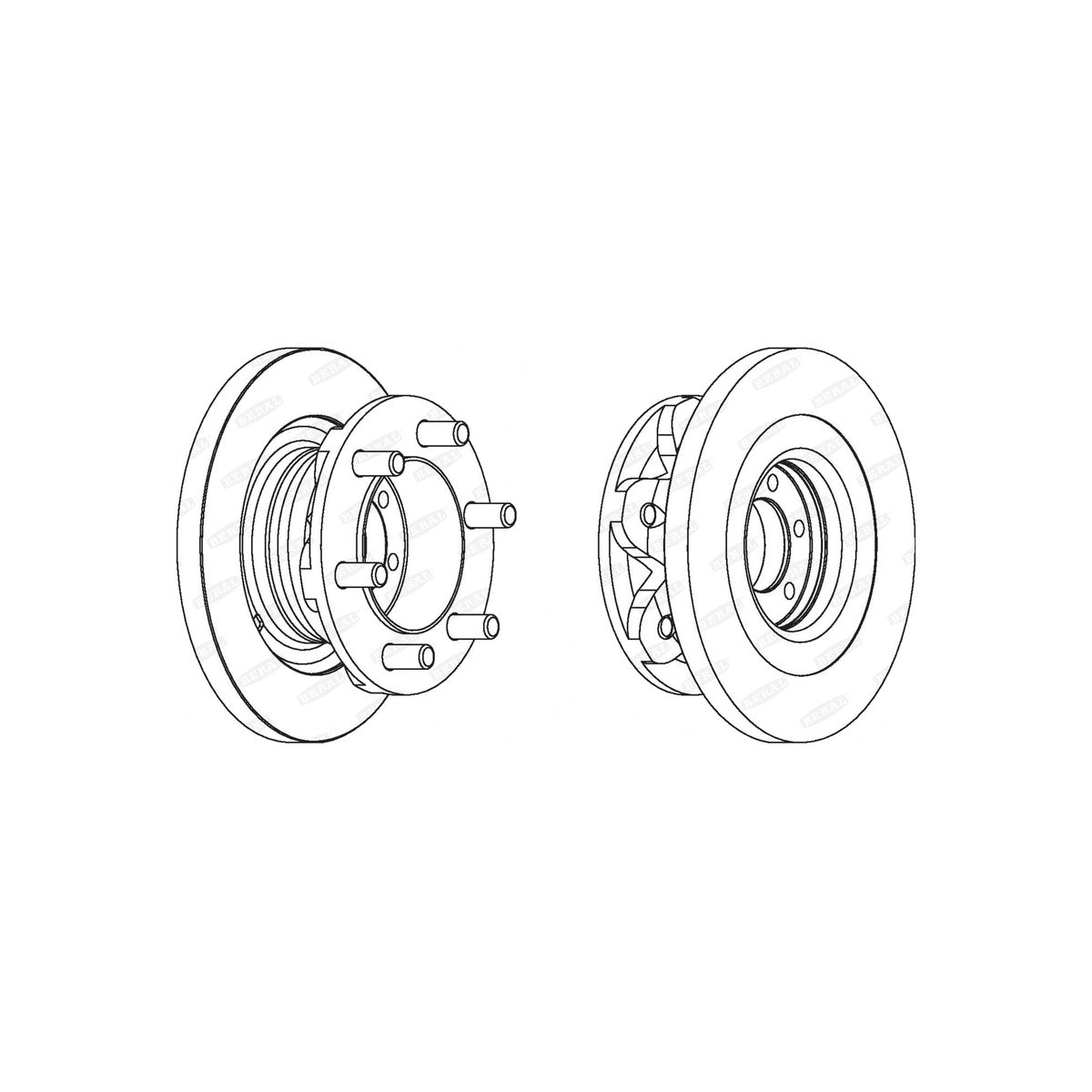 Disc frana fata Beral BCR139A