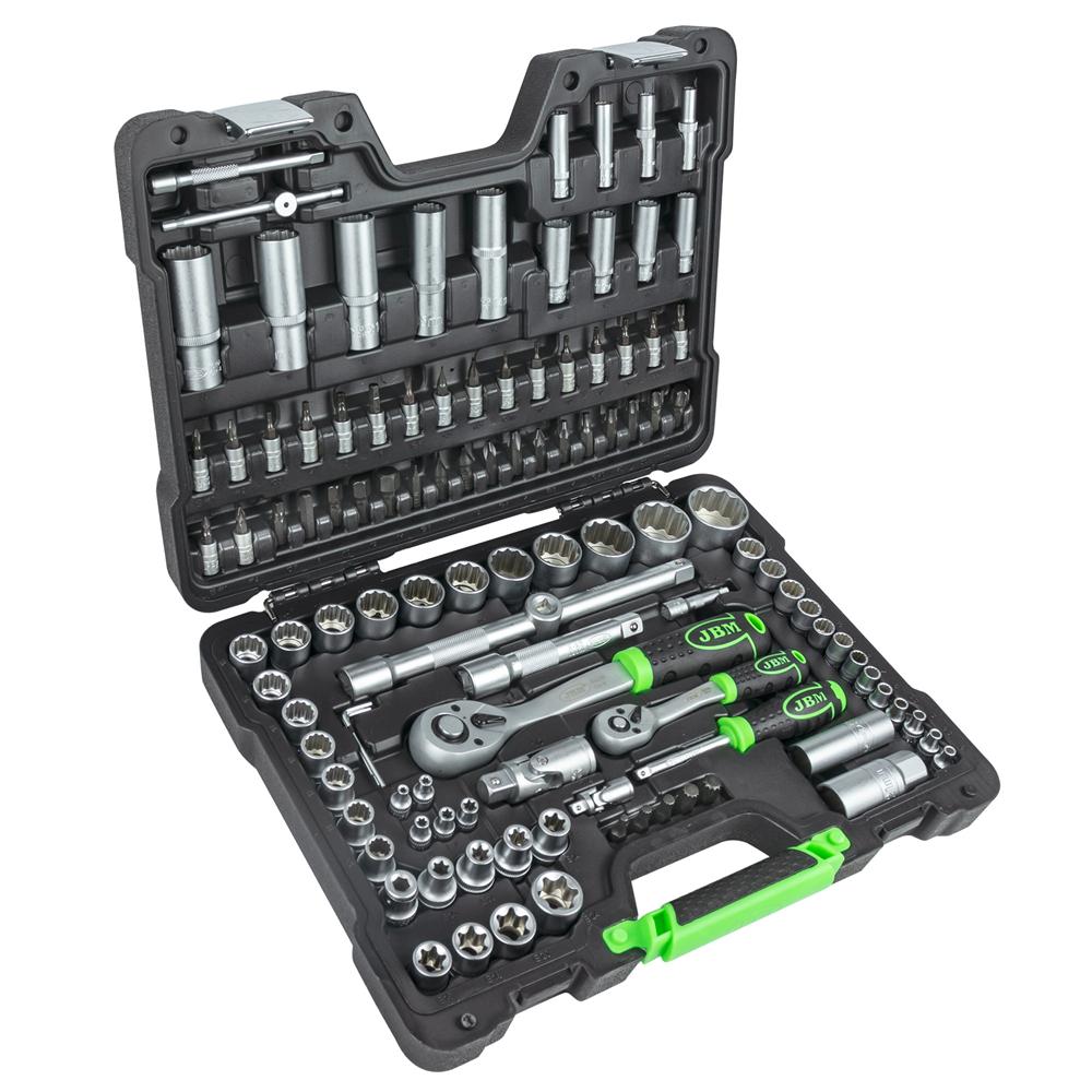 Trusa de tubulare 113 piese hexagonale - zincat JBM 54036