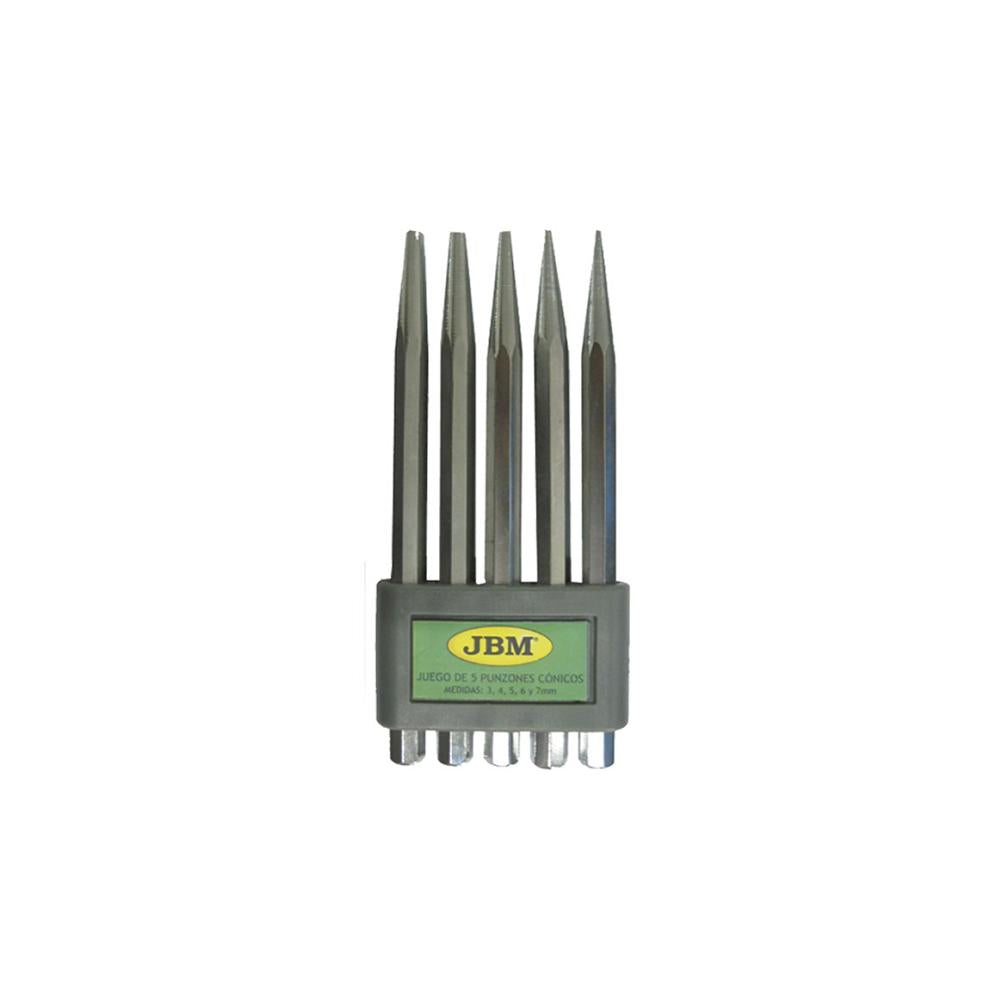 Set de 5 dornuri conice Jbm 52049