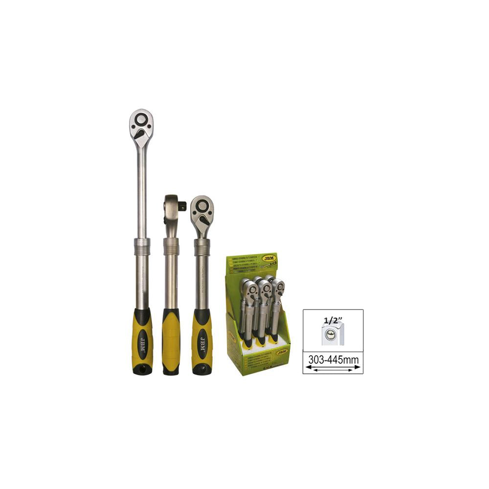 Clichet extensibilde 1/2` 72 dinti Jbm 51307