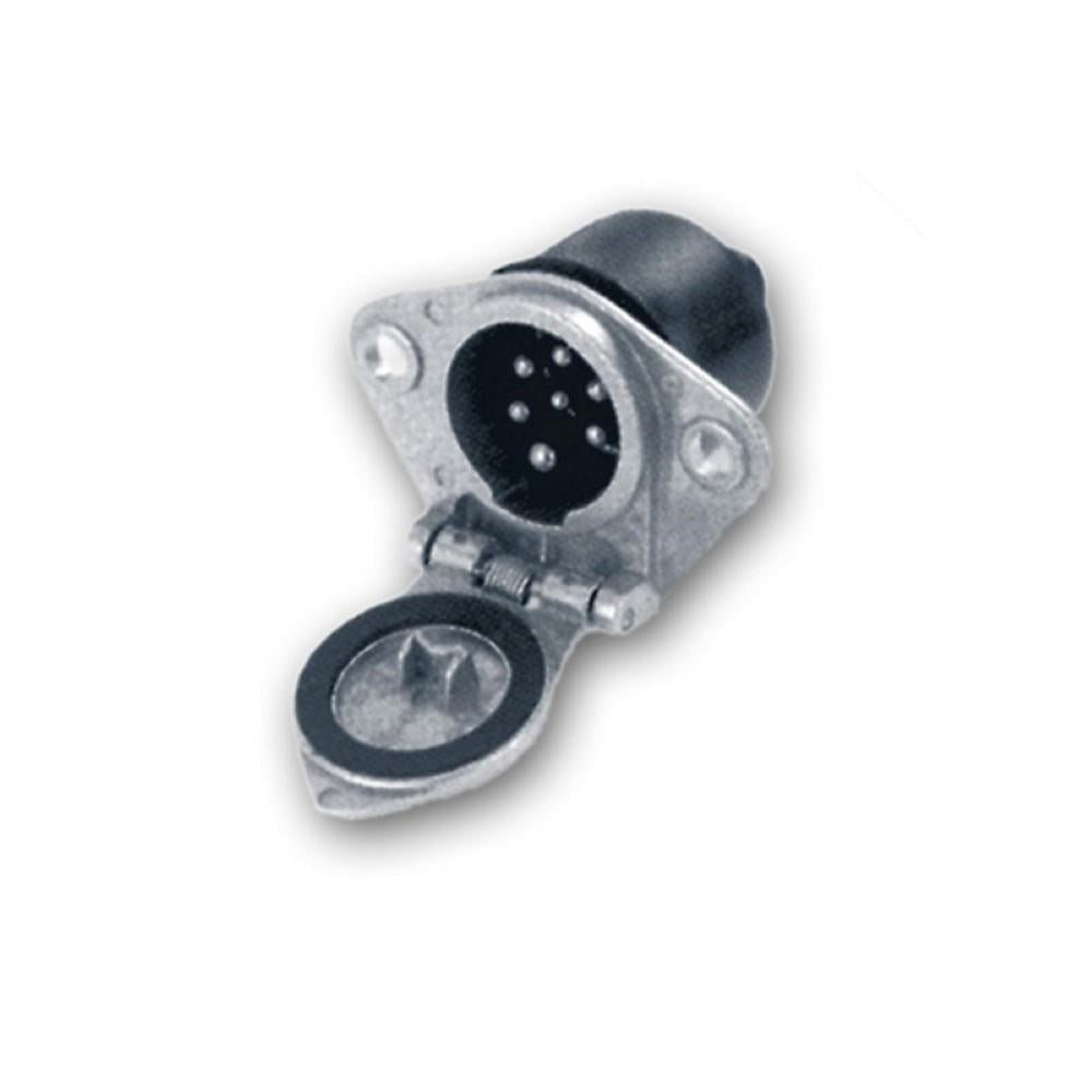 Fisa priza 24 V 7 pini tip n mama plastic Hico WGN021