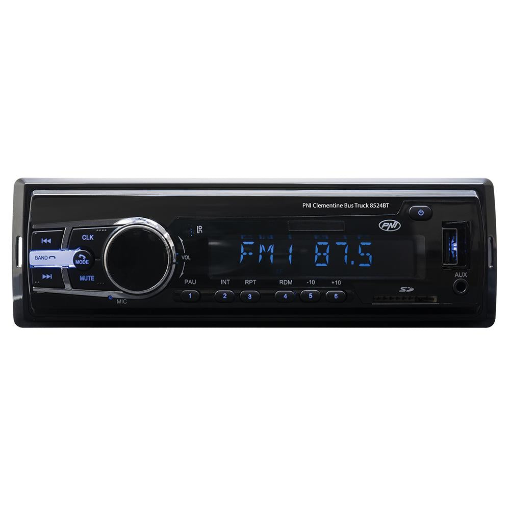 Radio MP3 player auto Pni clementine bus truck 8524BT rds 4X45W 12V/24V cu sd, USB, aux, rca si bluetooth PNI-8524BT