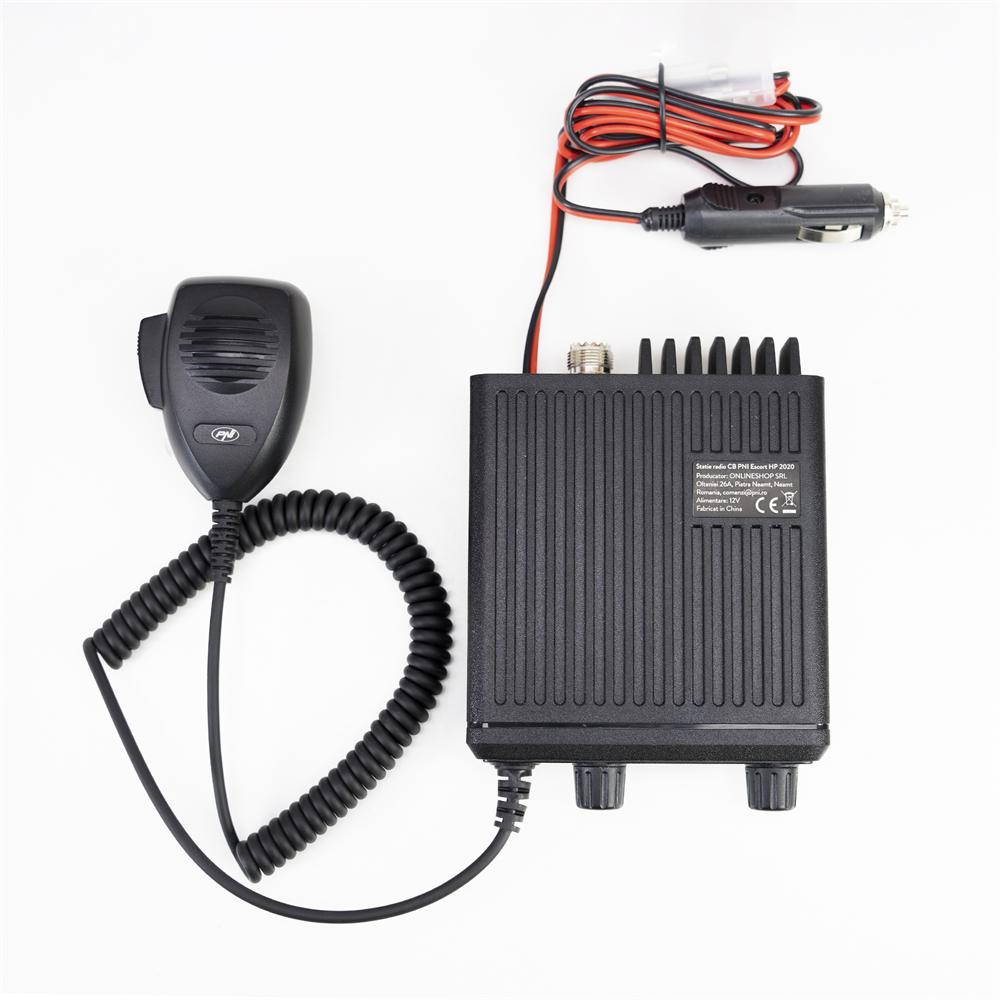 Statie radio cb Pni escort HP 2020, cu un singur canal, 4W, fm, 12V, fara zgomot PNI-HP2020