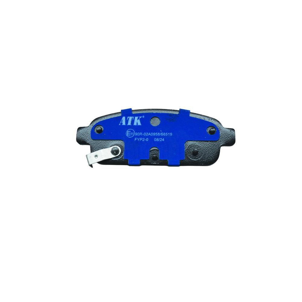 Set placute frana spate ATK Autotechnik ATK 08.01.058