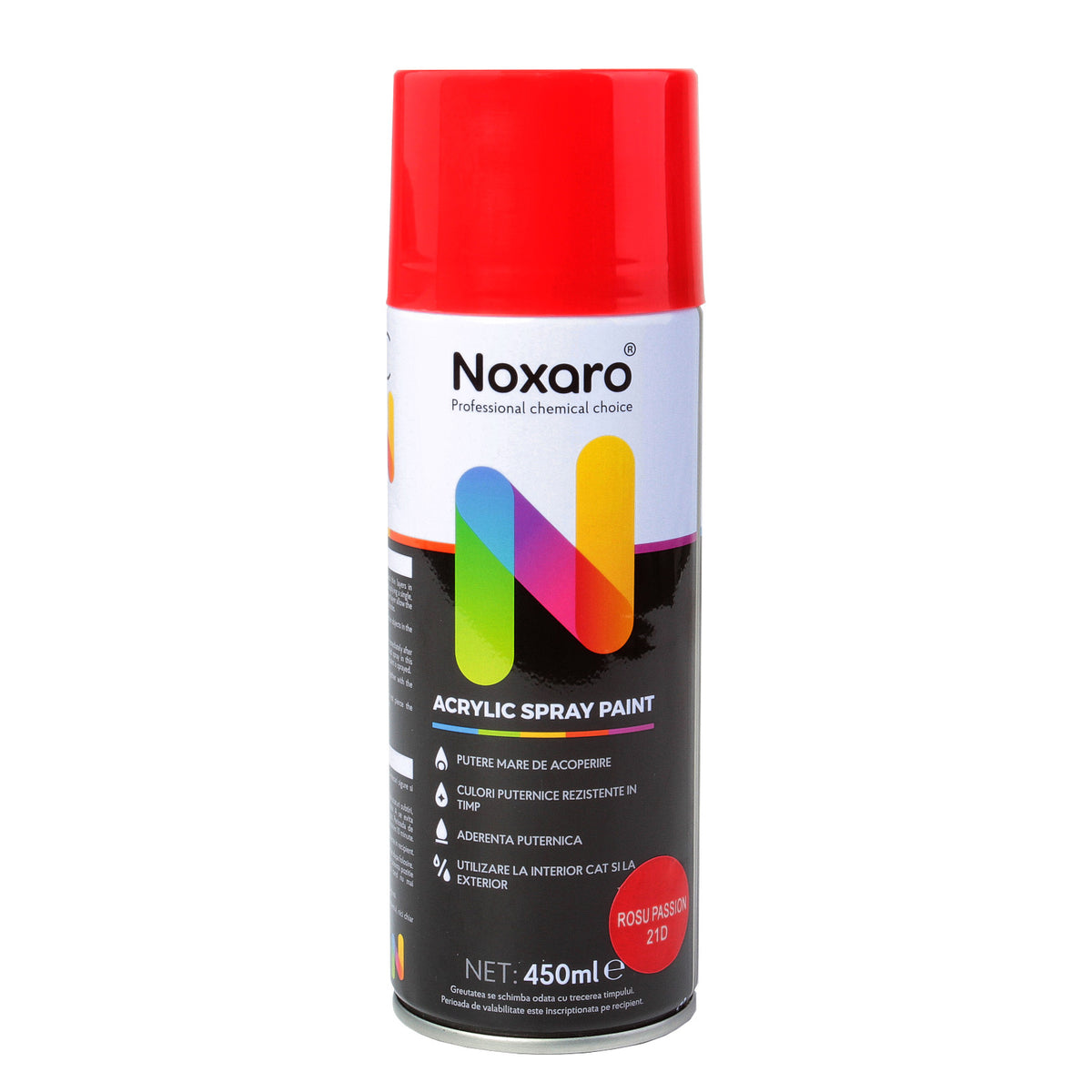 Vopsea spray 450 ml Rosu Passion Noxaro NXVPS026