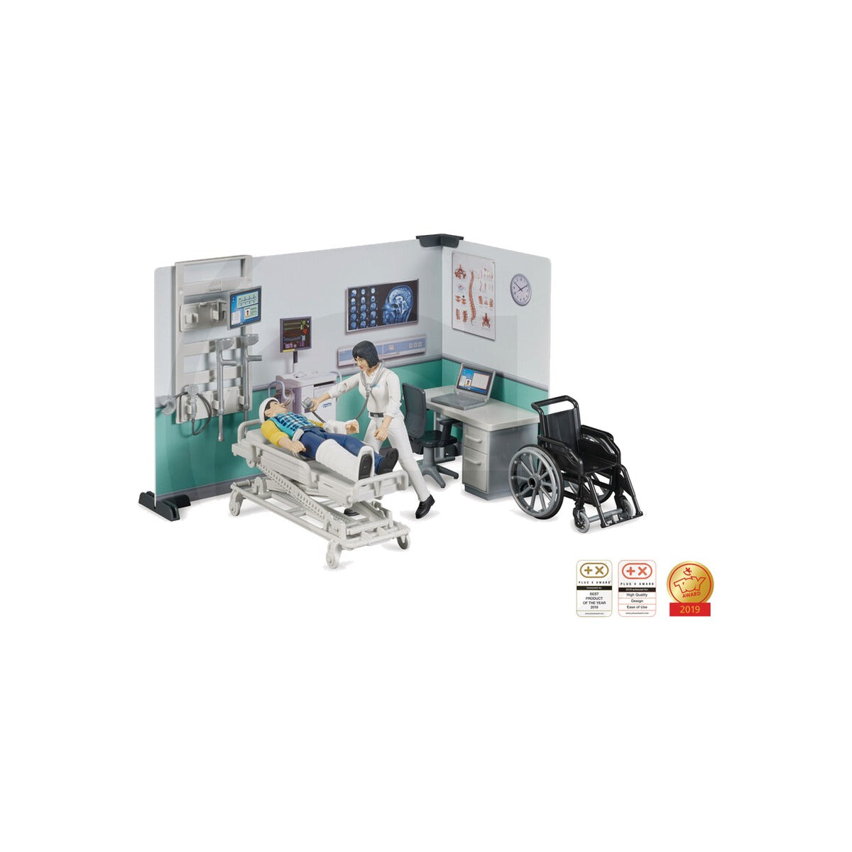 Figurine doctor si infirmerie, scara 1:16 Bruder 62711 – imagine 5