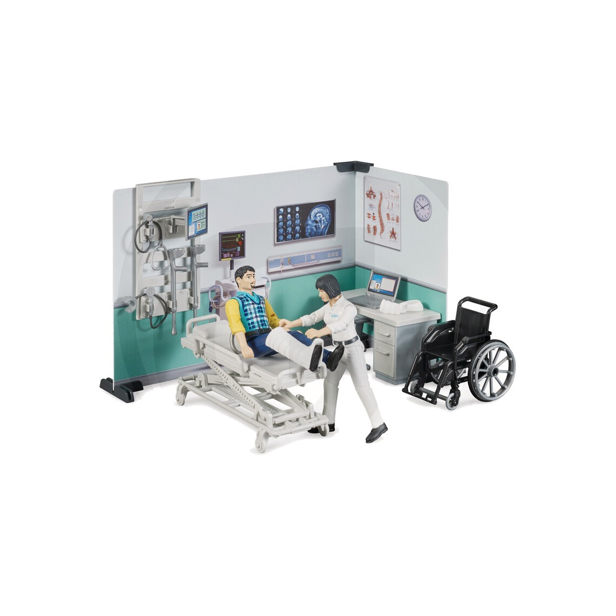 Figurine doctor si infirmerie, scara 1:16 Bruder 62711 – imagine 6